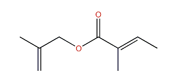 2-Methyl-2-propenyl 2-methyl-2-butenoate